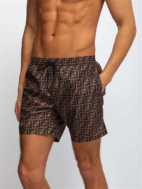 mens fendi swim shorts